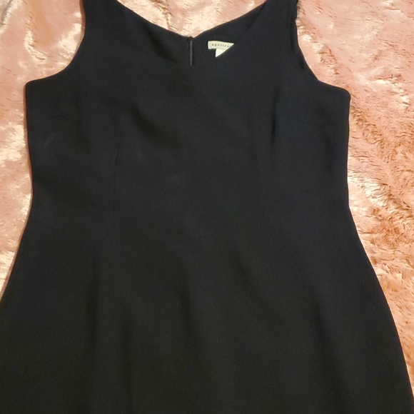 Classy Fully Lined Black Apostrophe Dress - Picture 11 of 11